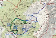 07 Mappa percorso-Cornalba-Cima Cornetti  (tracciato verde)